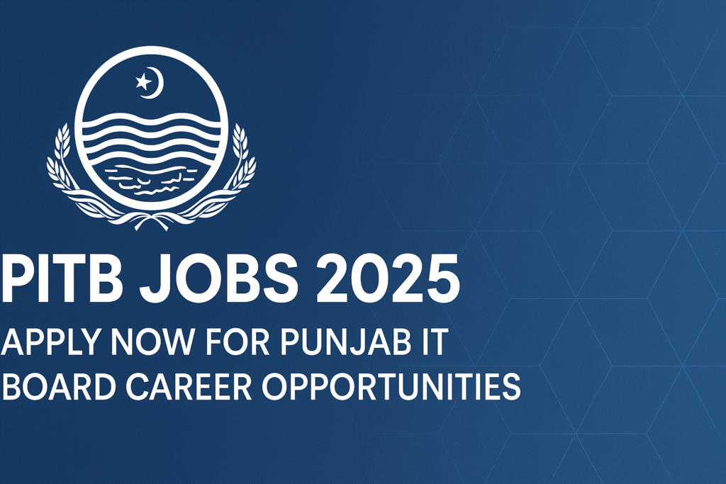 PITB Jobs 2025